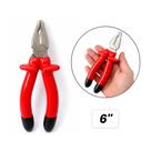 Alicate Universal 6" em Aço com Cabo Emborrachado Corte Preciso BOM1641 BOM1642 Alicate Universal 6" em Aço com Cabo Emborrachado Corte Preciso BOM1641 BOM1642