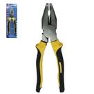 Alicate universal 8'' cabo emborrachado amarelo / preto - MOHNISH