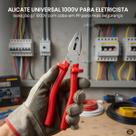 Alicate Universal 8 Polegadas Cabo Isolado 1000V Para Eletricista Fios Uso Profissional Alicate Universal 8 Polegadas Cabo Isolado 1000V Para Eletricista Fios Uso Profissional