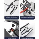 Alicate Universal Titanium Descascador Crimpador Ultra Forte