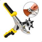 Alicate Vazador Furador Rotativo Profissional Ferramenta Couro Cinto Borracha