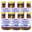 Aliche File De Anchova Importado Argentino Di Salerno 90g 06 Unidades