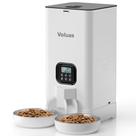 Alimentador automático de gatos Voluas para dois gatos com 2 tigelas 6L
