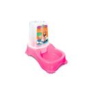 Alimentador Automático Duplo Pet Injet para Cães Rosa