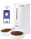Alimentador automático para gatos FUKUMARU 4L com controle WiFi de taças duplas