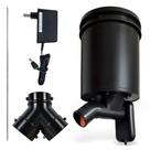 Alimentador Comedouro Automático Motor 12v Divisor Y E Fonte