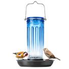 Alimentador de água para pássaros Kingsyard Glass 500 ml com suspensão de metal