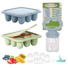 Alimentador de Alimentos para Bebê WAJIAYON - Moldes de Silicone para Picolé (3 unidades)
