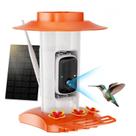 Alimentador de beija-flores com câmera para atividades externas, alimentador inteligente de pássaros movido a energia solar 2K com fosso de formigas e protetor de abelhas, captura automática, reconhecimento de IA, presente para familiares e amigos (21 onças) (laranja) Alimentador de beija-flores com câmera para atividades externas, alimentador inteligente de pássaros movido a energia solar 2K com fosso de formigas e protetor de abelhas, captura automática, reconhecimento de IA, presente para familiares e amigos (21 onças) (laranja)