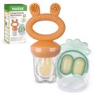 Alimentador de comida para bebês e mini freezer Nibble Tray Haakaa Pumpkin