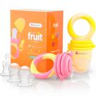 Alimentador de comida para bebês NatureBond Fruit Pacifier Nibbler (pacote com 2)