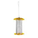 Alimentador de malha Birds Choice FF116A Yellow Nyjer Forever de 1 litro