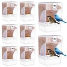 Alimentador de pássaros GlikCeil No Mess Parrot, alimentador automático de 8 unidades