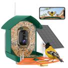 Alimentador de pássaros Gyozol com câmera WiFi Smart 2K Live View Alimentador de pássaros Gyozol com câmera WiFi Smart 2K Live View