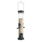 Alimentador de pássaros Woodlink Tube 4 portas 39 cm verde