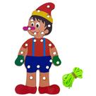 Alinhavo Pinóquio Brinquedo Pedagógico Coordenação Motora