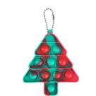 Alívio do estresse brinquedo de mão anti-ansiedade controlador de placa de alívio de pressão brinquedo educativo chaveiro árvore de natal