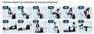 Alivio dores na perna massagem corporal ativa circulação com controle