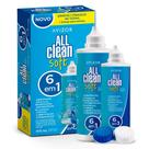 All Clean Soft 6 em 1 Solução para Lente 350ml Ganhe 120ml + Estojo para Lentes
