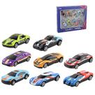 Alloy Return Car Toys Game Playset 8 Pcs Mini Metal Sports Car Model Toy