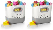 Almacenamiento de Juguetes de Baño OXO Tot para Colocar en Pie Gris Paquete de 2