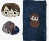 Almofada 2 Em 1 Manta com Ziper Harry Potter 10065246 Zona Criativa
