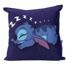 Almofada 25 x 25 cm Stitch Just Chill Zona Criativa 01144