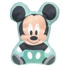 Almofada 2d Recém Nascido Bebe Infantil Macio Mickey Disney Azul Baby Go - 03721