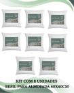 Almofada 40x40 Enchimento Fibra Siliconada Capa TNT Macia