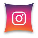 Almofada 40x40 Fibra e Poliéster Emoji Instagran 300 Drafmil