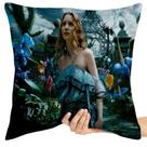 Almofada 45x45 cheia Alice vestido azul