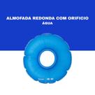 Almofada água redonda com orifício