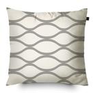Almofada Algodão Estampada Micah 40x40cm Cinza