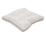 Almofada Algodão Futton 4 Furos 40x40cm - Natural Almofada Algodão Futton 4 Furos 40x40cm - Natural