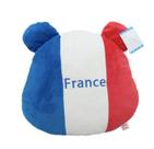 Almofada Almofada lombar France Flag Bear Fan 40 cm