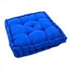 Almofada Alta Cheia Futon Turca Sala Sofá Poltrona Cadeira Banco Cor Lisa 40x40x10cm