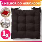 Almofada Assento Cadeira Futton Futon 40x40cm Cores Diversas 100% Poliéster