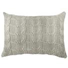 Almofada Baguete Trico Trama Cascata Natural 35x58cm