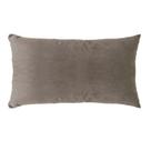 Almofada Baguete Veludo Castanho 35X58 233-15 - Decortextil