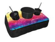 Almofada Bandeja Pipoca Balde e 2 Copos Personalizado Tie Dye
