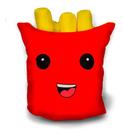 Almofada Batata Frita Mc Grande Solta 3d Decoracao Presente