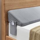 Almofada Bed Wedge Homemate King Size 76x25x15cm cinza