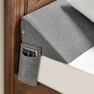 Almofada Bed Wedge IFNOW King Size, cabeceira cinza escuro Gap