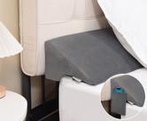 Almofada Bed Wedge Vekkia Queen para cabeceira Gap Filler Grey Almofada Bed Wedge Vekkia Queen para cabeceira Gap Filler Grey