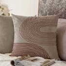 Almofada Bege Butter Vinho 40x40cm - Serigrafada Frente e Verso