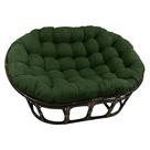 Almofada Blazing Needles Microsuede Double Papasan Hunter Green