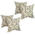 Almofada Blazing Needles Outdoor 17" Elegant Curves 4 peças