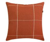 Almofada Boho Grid Algodão 40x40cm Terra Cota
