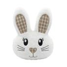 Almofada cabeça coelho pascoa 40cmx46cm poliester belchior