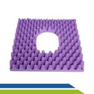 Almofada Casca de Ovo Espuma Quadrada com Orifício Removível D28 6cm - Anti-Escaras / Hemorroida - Bioflorence Cód 104-0192